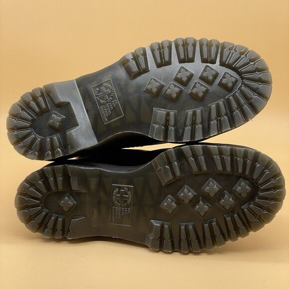 Dr. Martens Sinclair Heart Leather Satin Lux Platform Boots Women’s US 8 Black - Picture 10 of 16